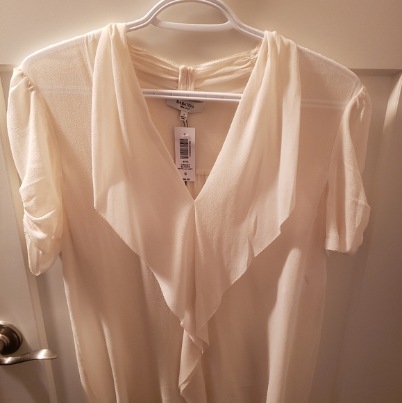 Aritzia Babaton Tinsley Blouse Off-White - Picture 2 of 5